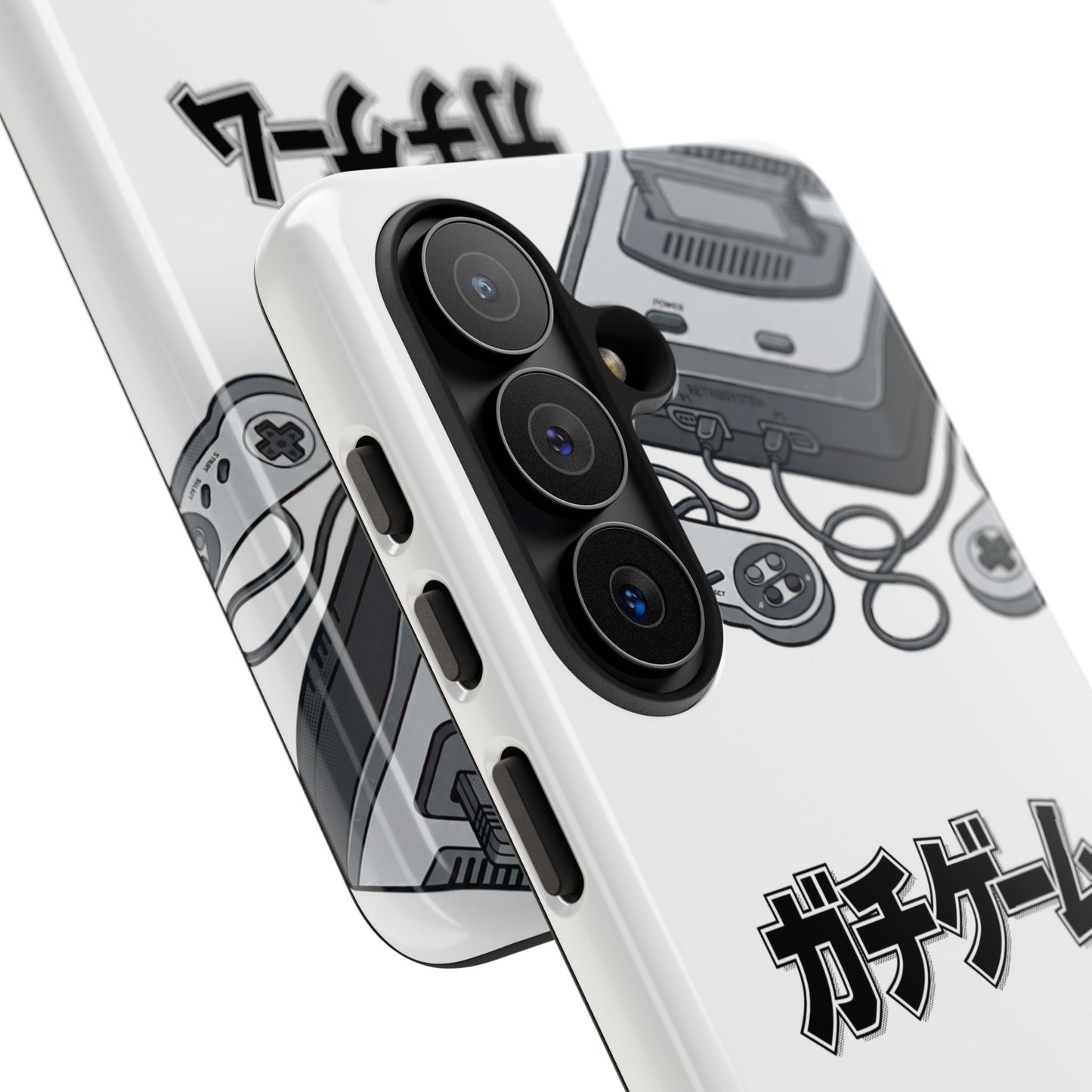 Retro Console Phone Case — Japanese "ガチゲーム" Gamer Design