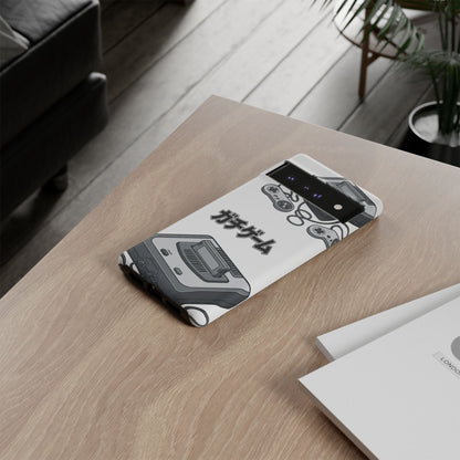 Retro Console Phone Case — Japanese "ガチゲーム" Gamer Design