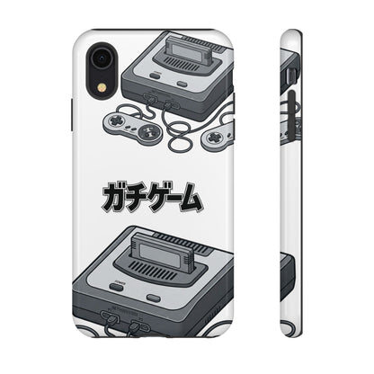 Retro Console Phone Case — Japanese "ガチゲーム" Gamer Design