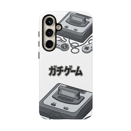 Retro Console Phone Case — Japanese "ガチゲーム" Gamer Design