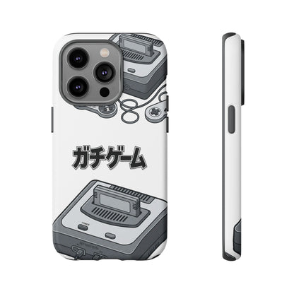 Retro Console Phone Case — Japanese "ガチゲーム" Gamer Design
