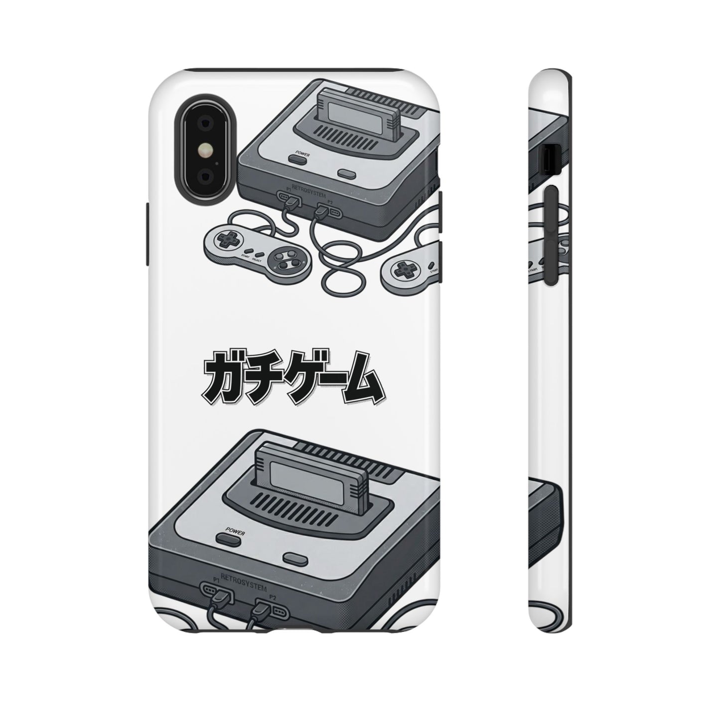 Retro Console Phone Case — Japanese "ガチゲーム" Gamer Design