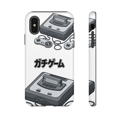 Retro Console Phone Case — Japanese "ガチゲーム" Gamer Design