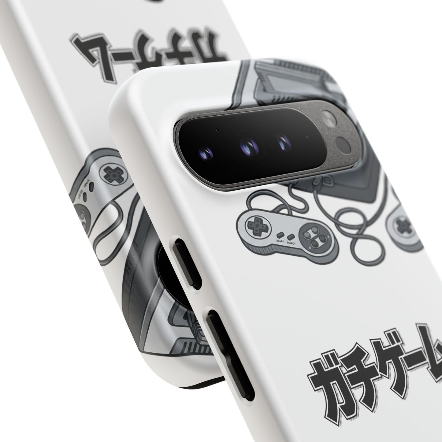 Retro Console Phone Case — Japanese "ガチゲーム" Gamer Design