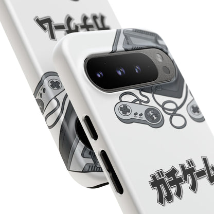 Retro Console Phone Case — Japanese "ガチゲーム" Gamer Design