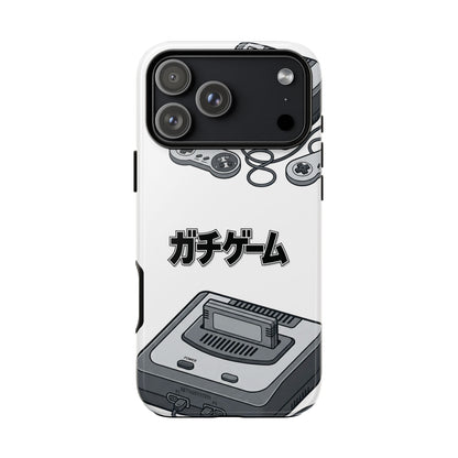 Retro Console Phone Case — Japanese "ガチゲーム" Gamer Design