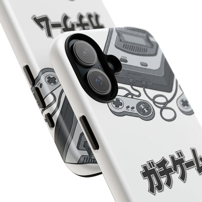 Retro Console Phone Case — Japanese "ガチゲーム" Gamer Design