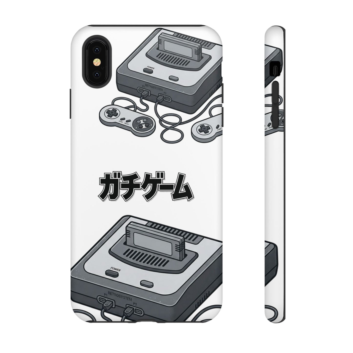 Retro Console Phone Case — Japanese "ガチゲーム" Gamer Design