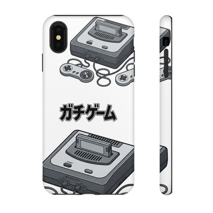Retro Console Phone Case — Japanese "ガチゲーム" Gamer Design