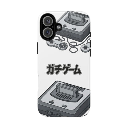Retro Console Phone Case — Japanese "ガチゲーム" Gamer Design