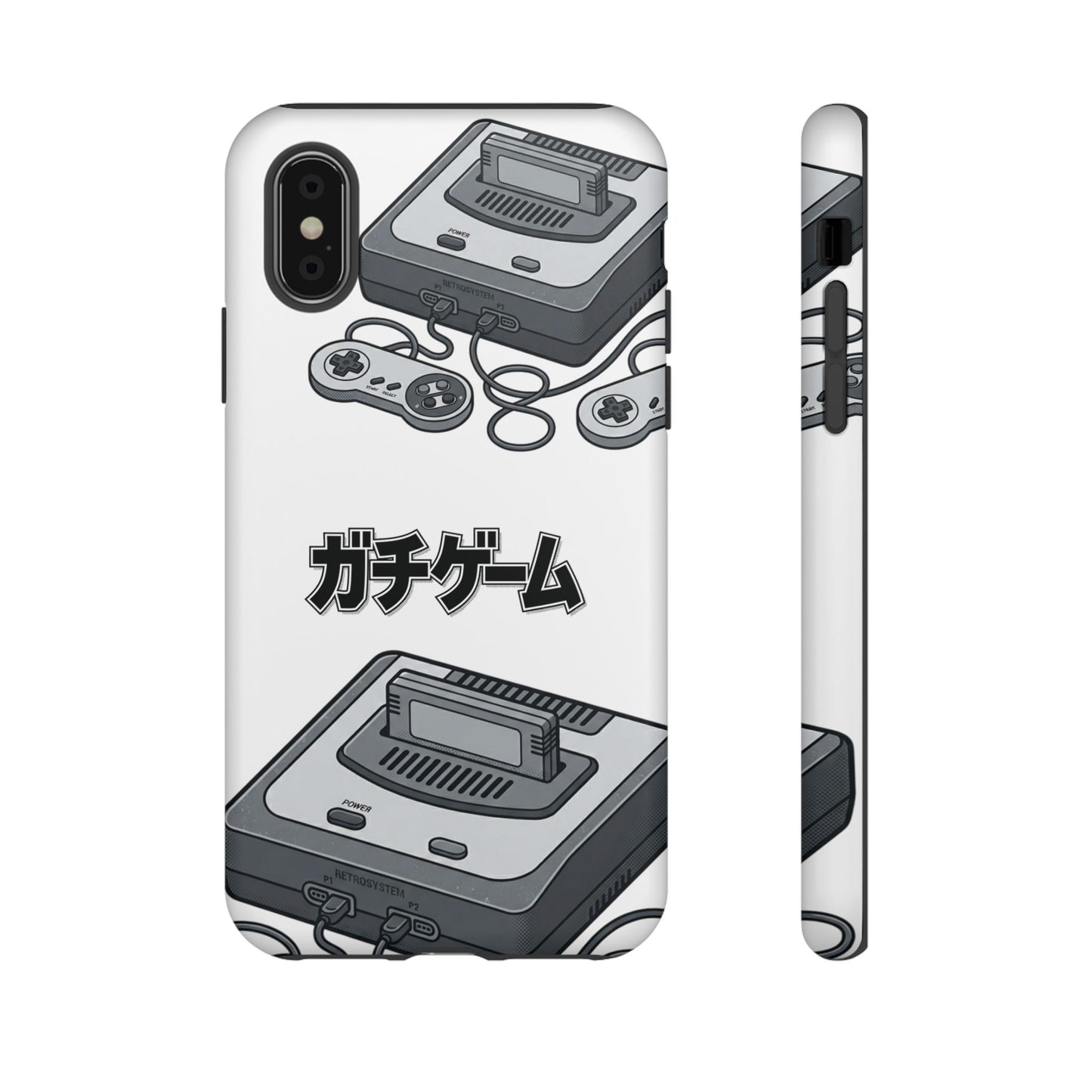Retro Console Phone Case — Japanese "ガチゲーム" Gamer Design