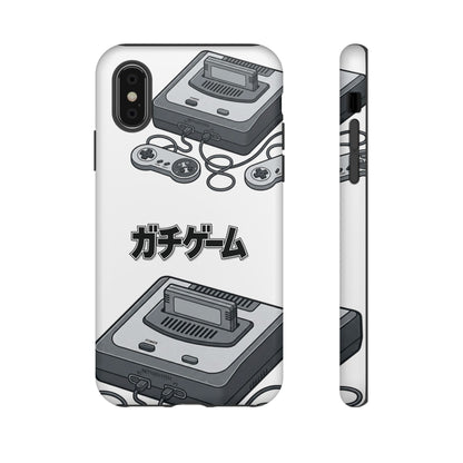 Retro Console Phone Case — Japanese "ガチゲーム" Gamer Design