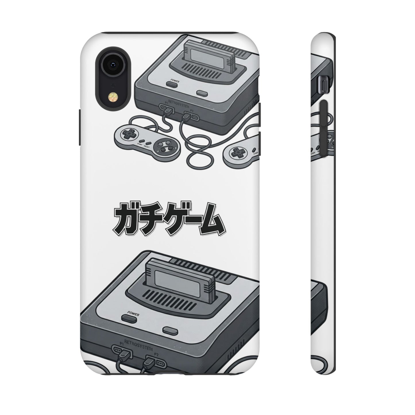 Retro Console Phone Case — Japanese "ガチゲーム" Gamer Design