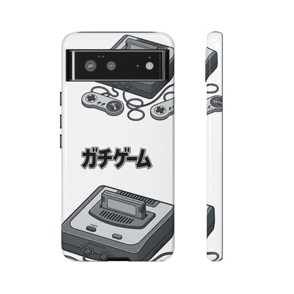 Retro Console Phone Case — Japanese "ガチゲーム" Gamer Design