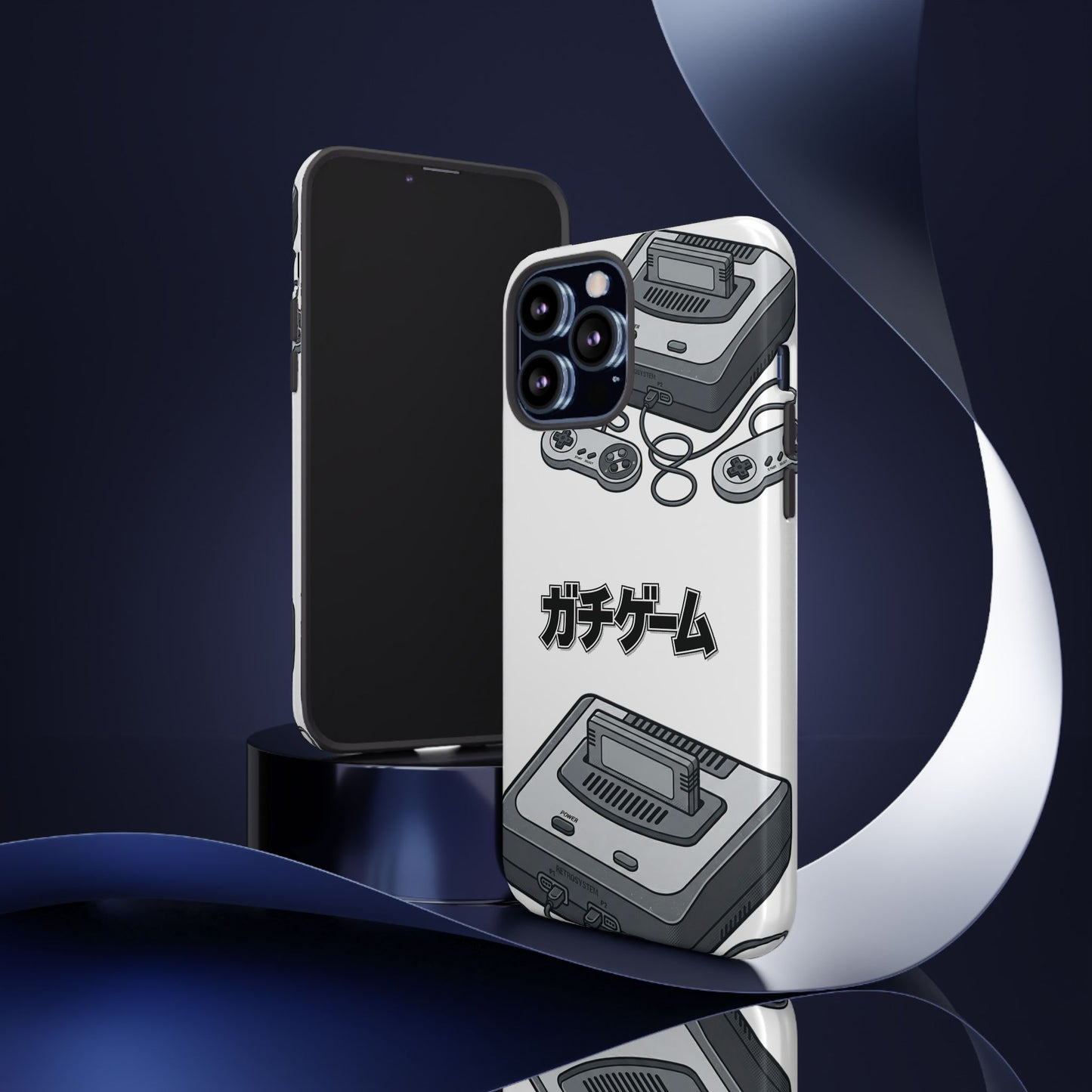 Retro Console Phone Case — Japanese "ガチゲーム" Gamer Design
