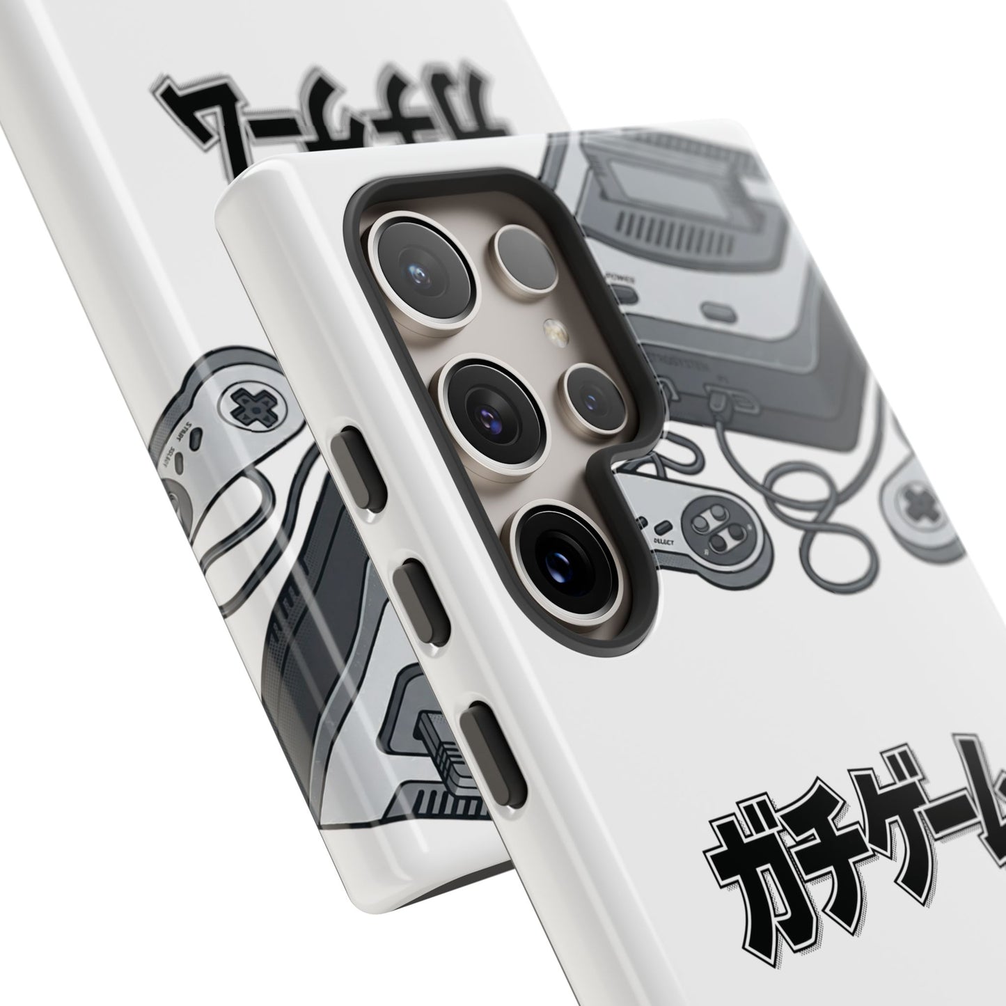 Retro Console Phone Case — Japanese "ガチゲーム" Gamer Design