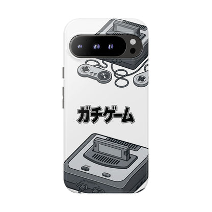 Retro Console Phone Case — Japanese "ガチゲーム" Gamer Design