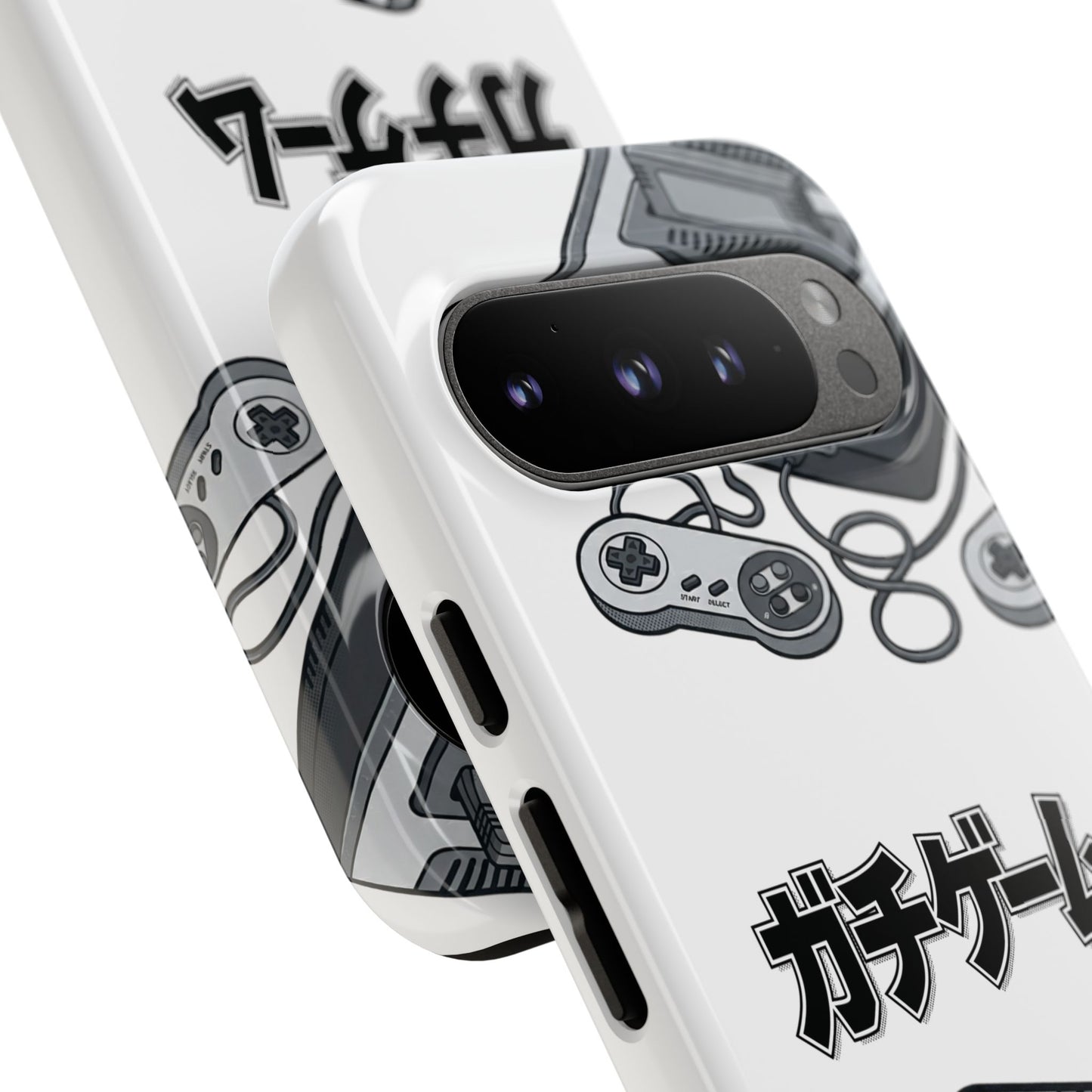 Retro Console Phone Case — Japanese "ガチゲーム" Gamer Design