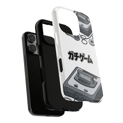 Retro Console Phone Case — Japanese "ガチゲーム" Gamer Design