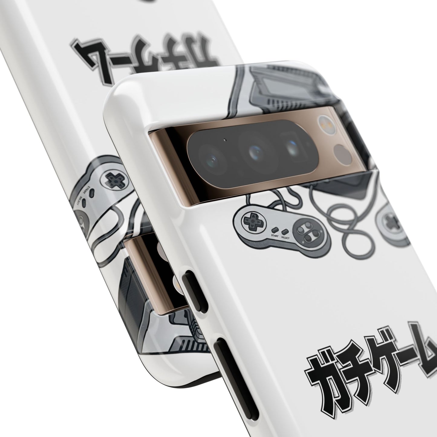 Retro Console Phone Case — Japanese "ガチゲーム" Gamer Design