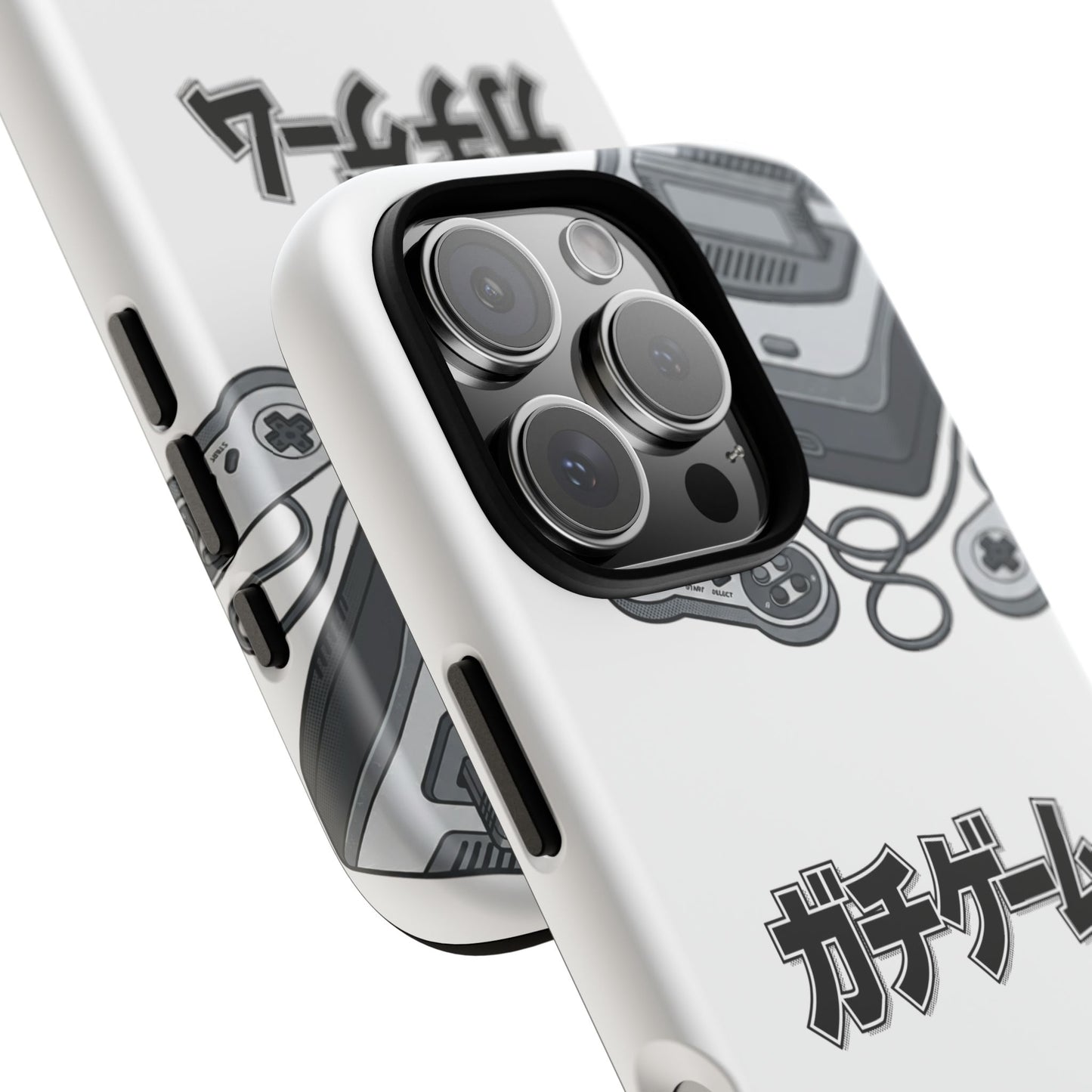 Retro Console Phone Case — Japanese "ガチゲーム" Gamer Design