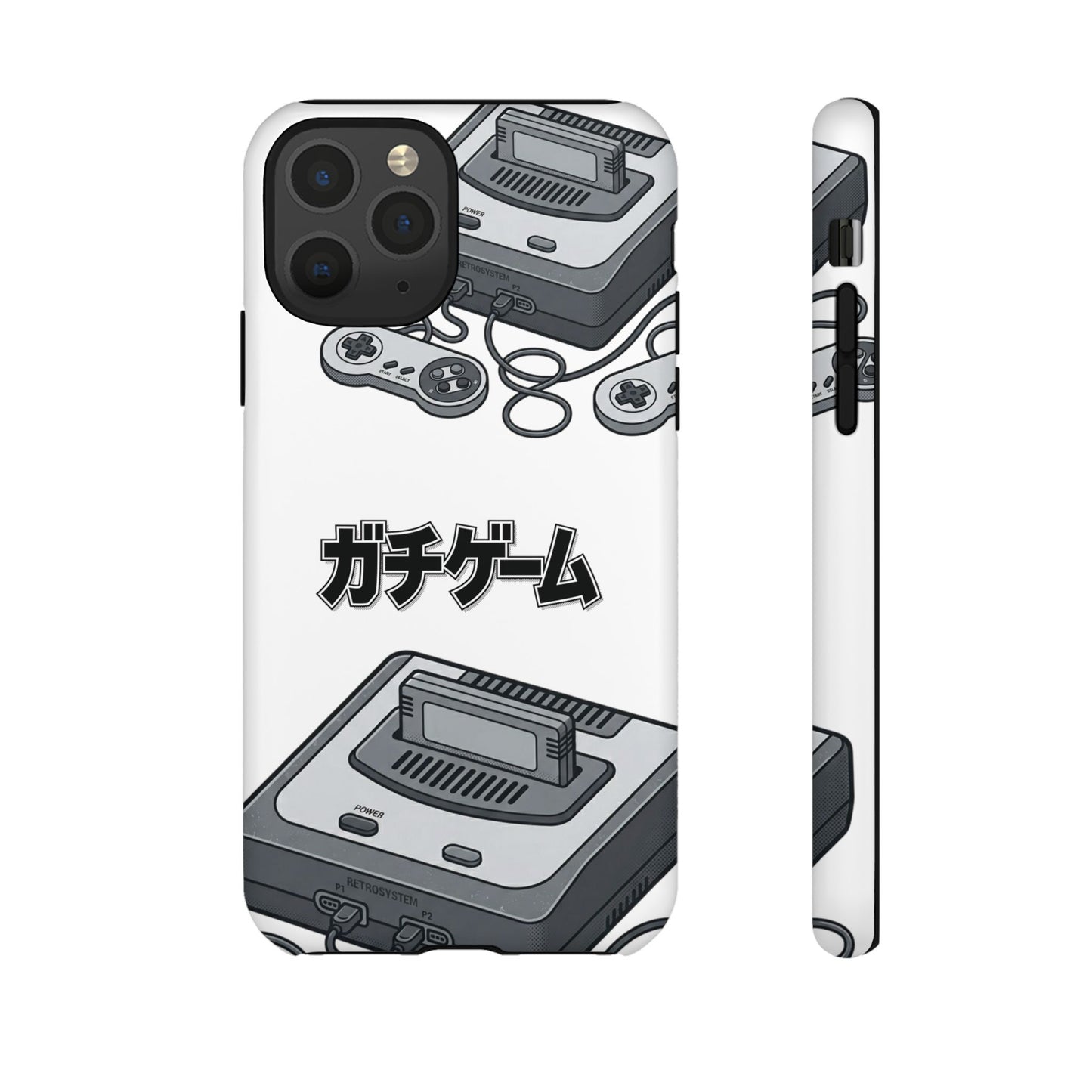 Retro Console Phone Case — Japanese "ガチゲーム" Gamer Design