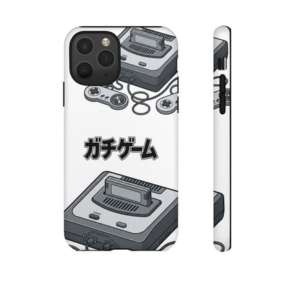 Retro Console Phone Case — Japanese "ガチゲーム" Gamer Design