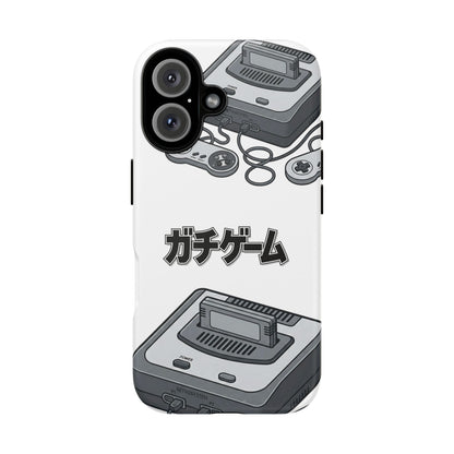 Retro Console Phone Case — Japanese "ガチゲーム" Gamer Design