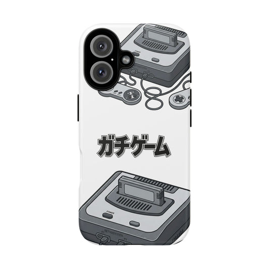 Retro Console Phone Case — Japanese "ガチゲーム" Gamer Design
