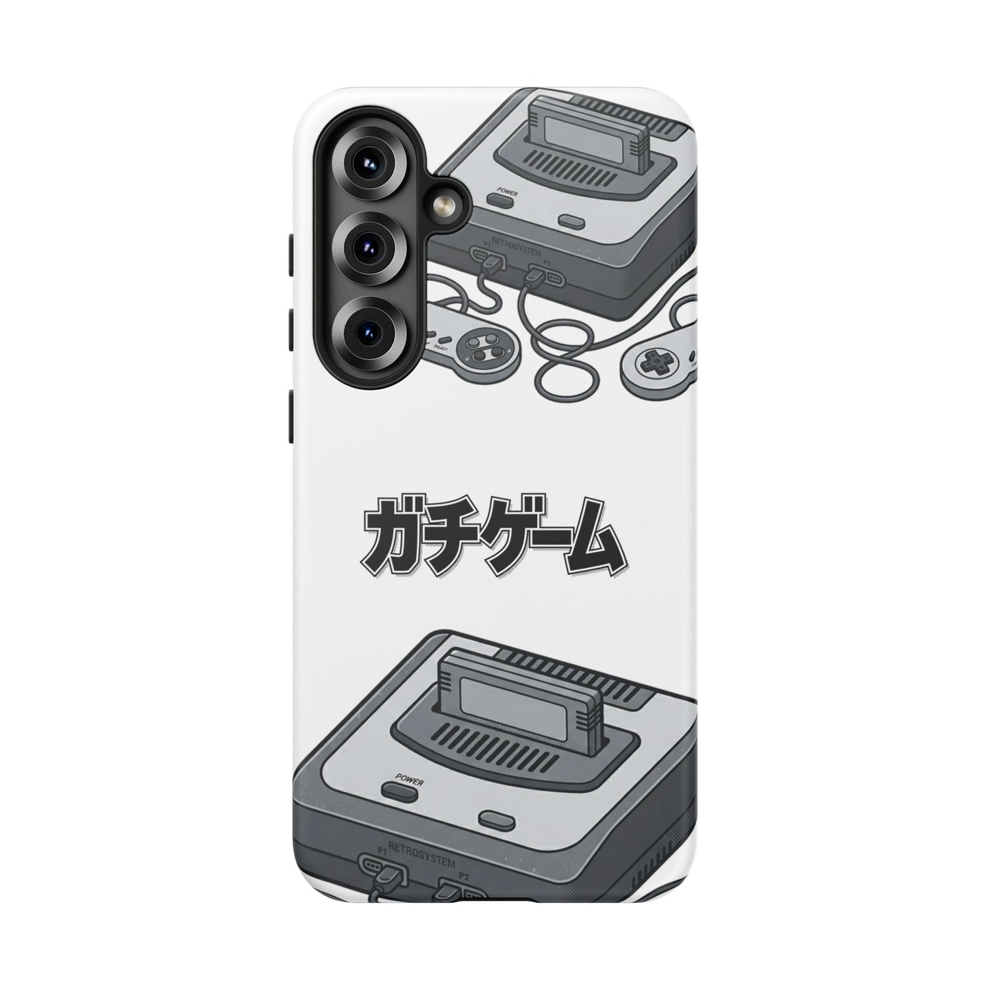 Retro Console Phone Case — Japanese "ガチゲーム" Gamer Design