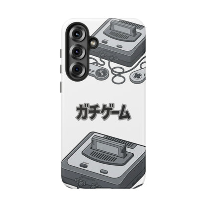 Retro Console Phone Case — Japanese "ガチゲーム" Gamer Design