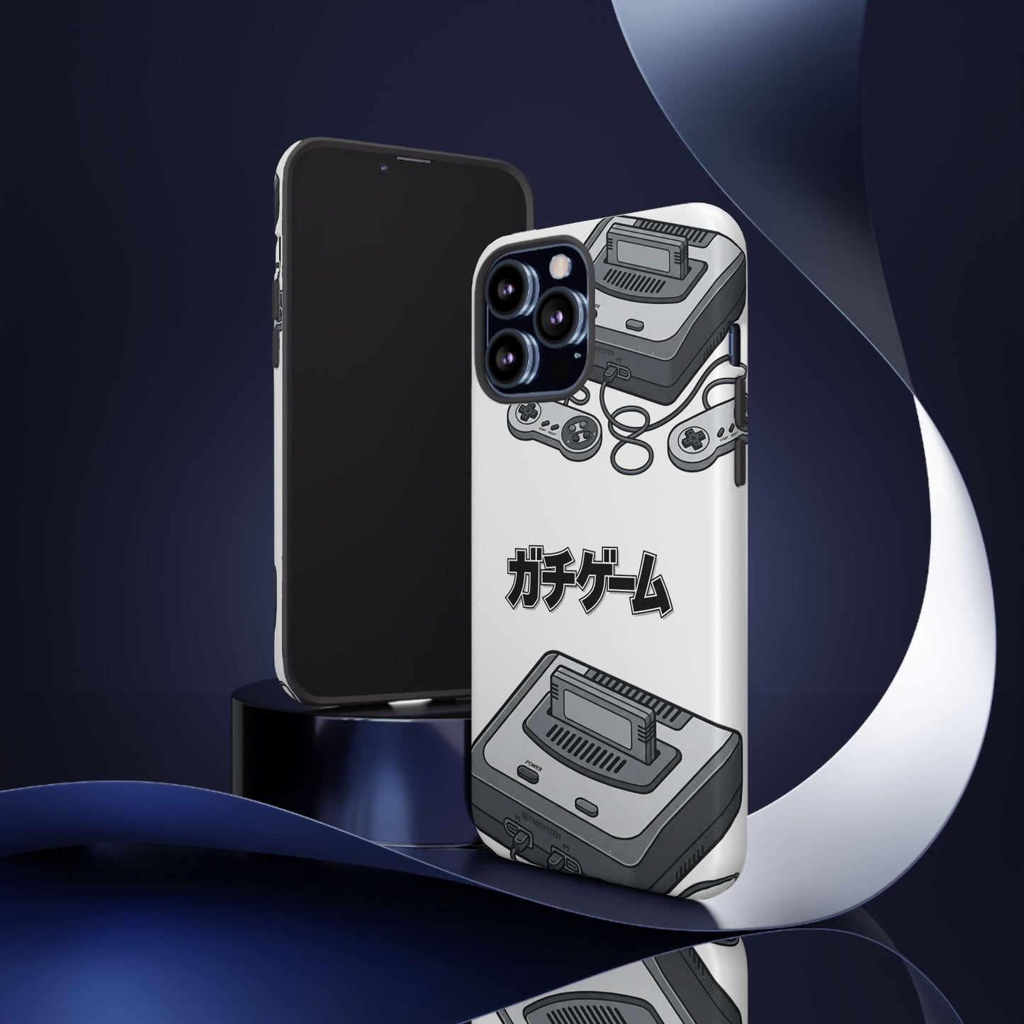 Retro Console Phone Case — Japanese "ガチゲーム" Gamer Design