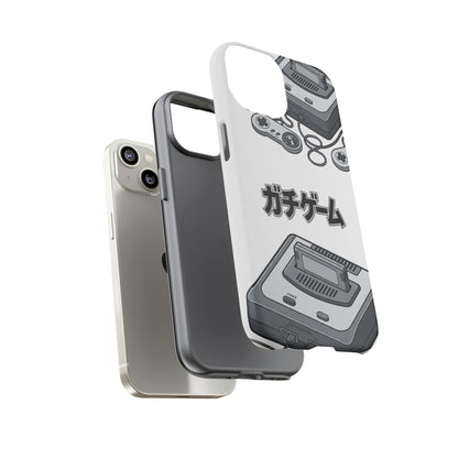 Retro Console Phone Case — Japanese "ガチゲーム" Gamer Design