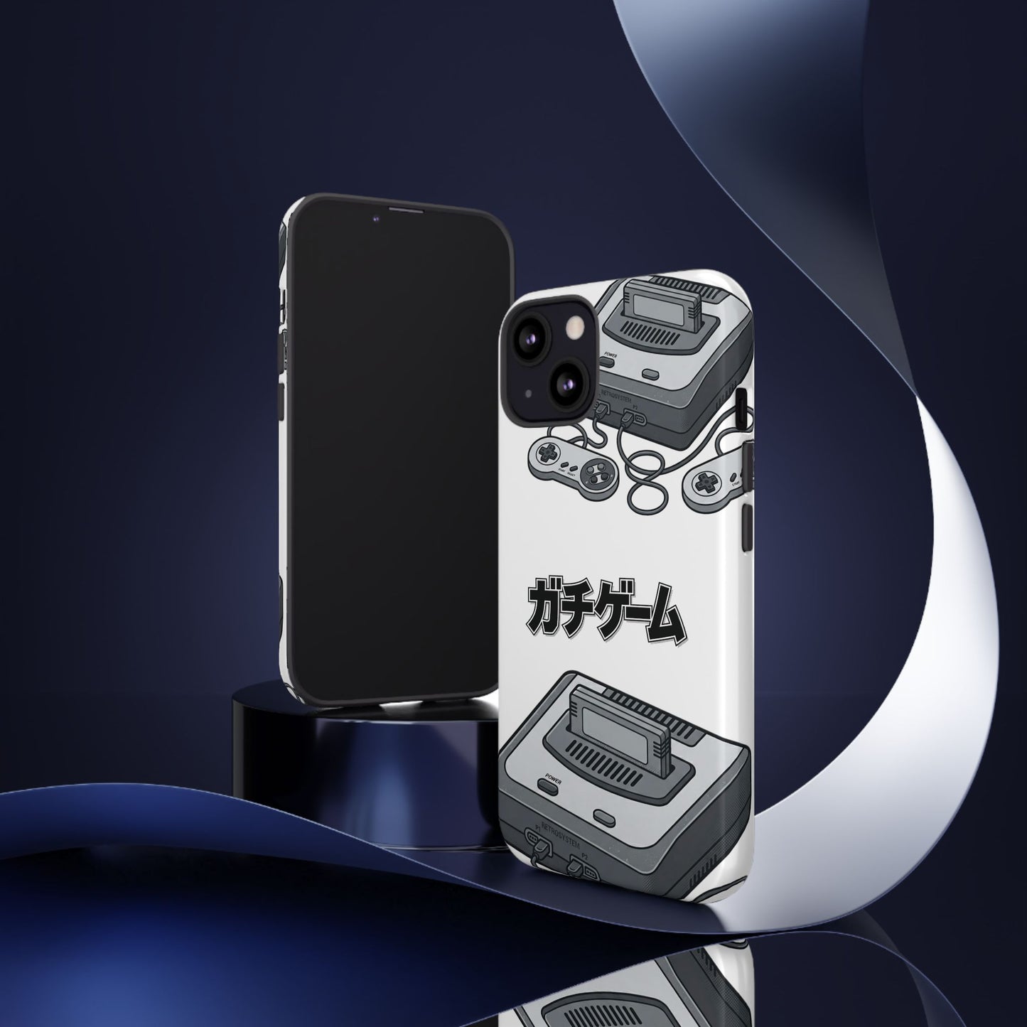 Retro Console Phone Case — Japanese "ガチゲーム" Gamer Design