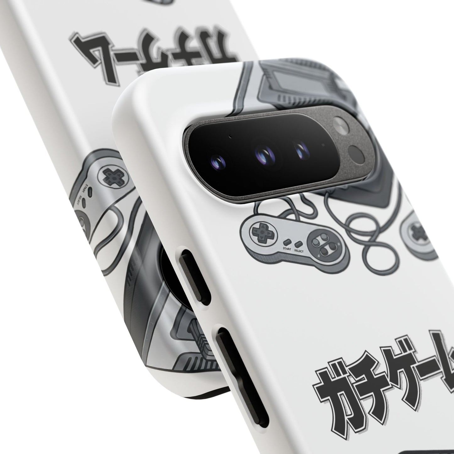 Retro Console Phone Case — Japanese "ガチゲーム" Gamer Design