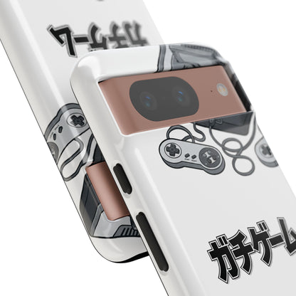 Retro Console Phone Case — Japanese "ガチゲーム" Gamer Design