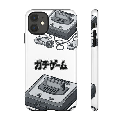Retro Console Phone Case — Japanese "ガチゲーム" Gamer Design