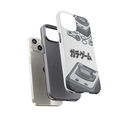 Retro Console Phone Case — Japanese "ガチゲーム" Gamer Design