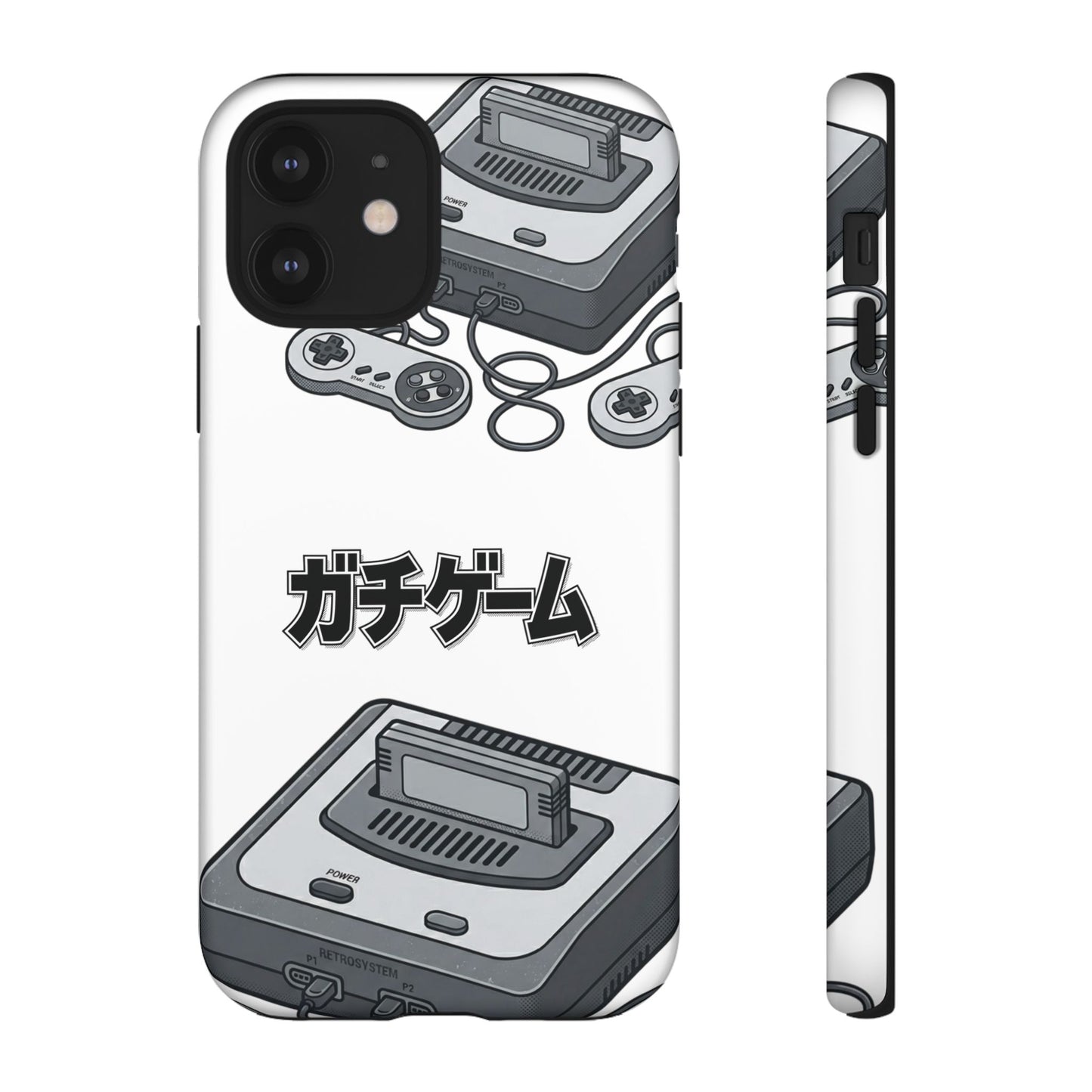 Retro Console Phone Case — Japanese "ガチゲーム" Gamer Design