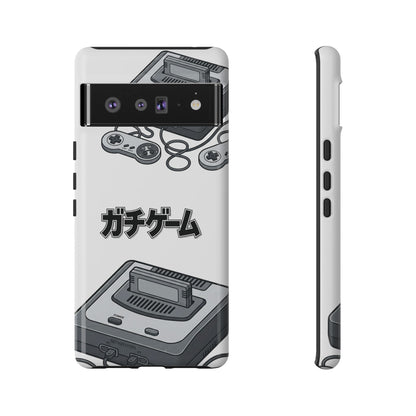 Retro Console Phone Case — Japanese "ガチゲーム" Gamer Design