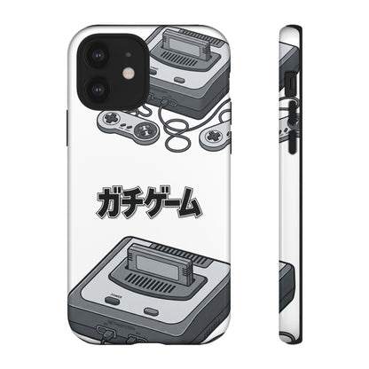Retro Console Phone Case — Japanese "ガチゲーム" Gamer Design