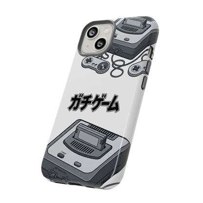 Retro Console Phone Case — Japanese "ガチゲーム" Gamer Design