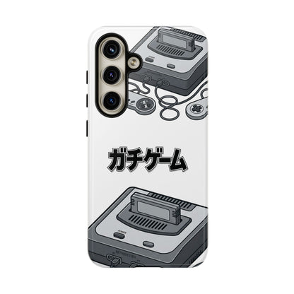 Retro Console Phone Case — Japanese "ガチゲーム" Gamer Design