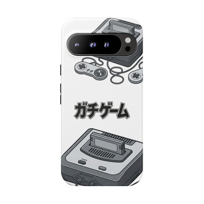 Retro Console Phone Case — Japanese "ガチゲーム" Gamer Design