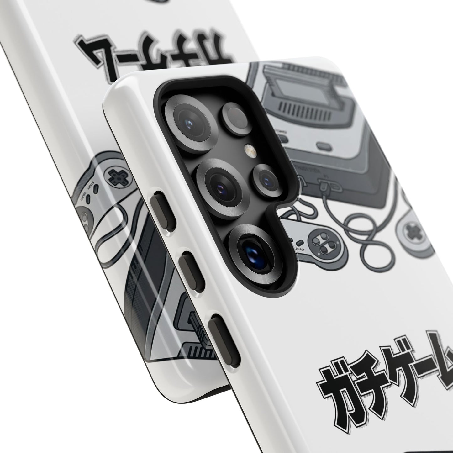 Retro Console Phone Case — Japanese "ガチゲーム" Gamer Design