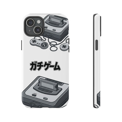 Retro Console Phone Case — Japanese "ガチゲーム" Gamer Design