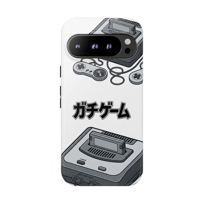 Retro Console Phone Case — Japanese "ガチゲーム" Gamer Design