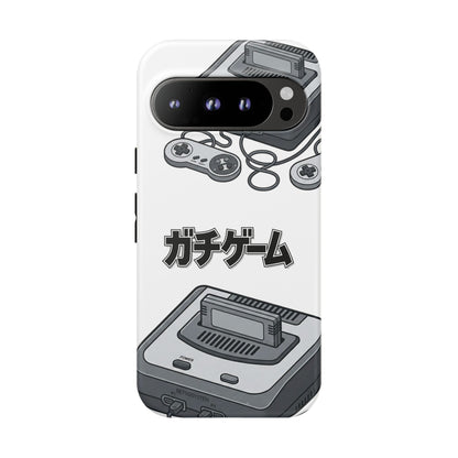 Retro Console Phone Case — Japanese "ガチゲーム" Gamer Design