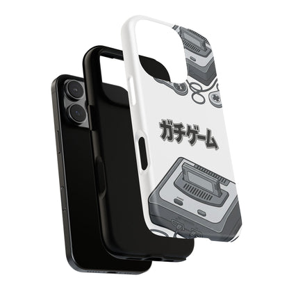 Retro Console Phone Case — Japanese "ガチゲーム" Gamer Design
