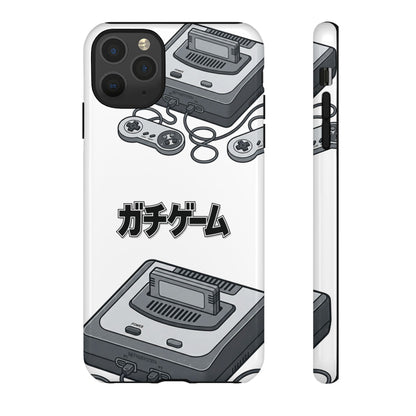 Retro Console Phone Case — Japanese "ガチゲーム" Gamer Design